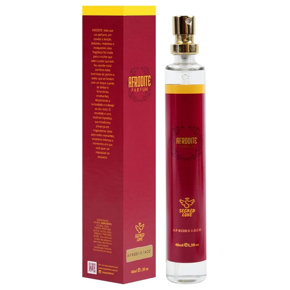 Afrodite Parfum Afrodisíaco Feminino 40ml Segred Love