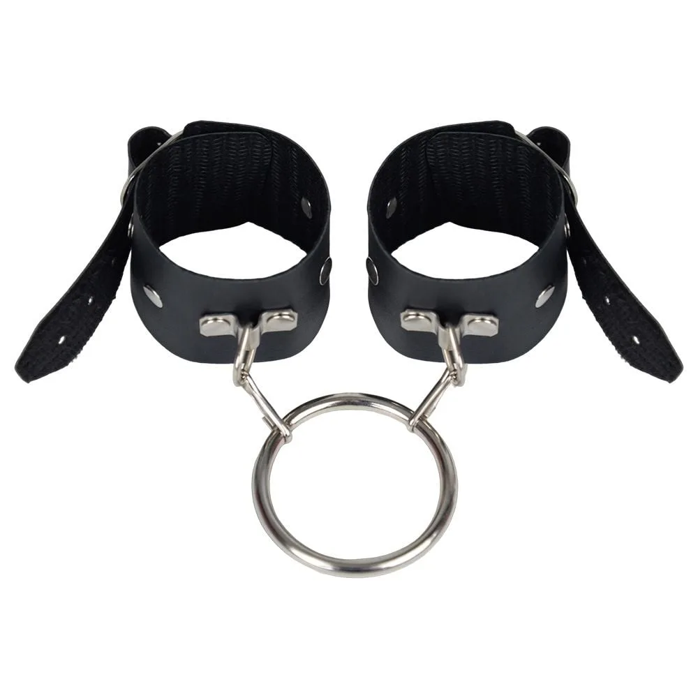 Algema Com Argola Mosquete Metal E Tiras Dominatrixxx