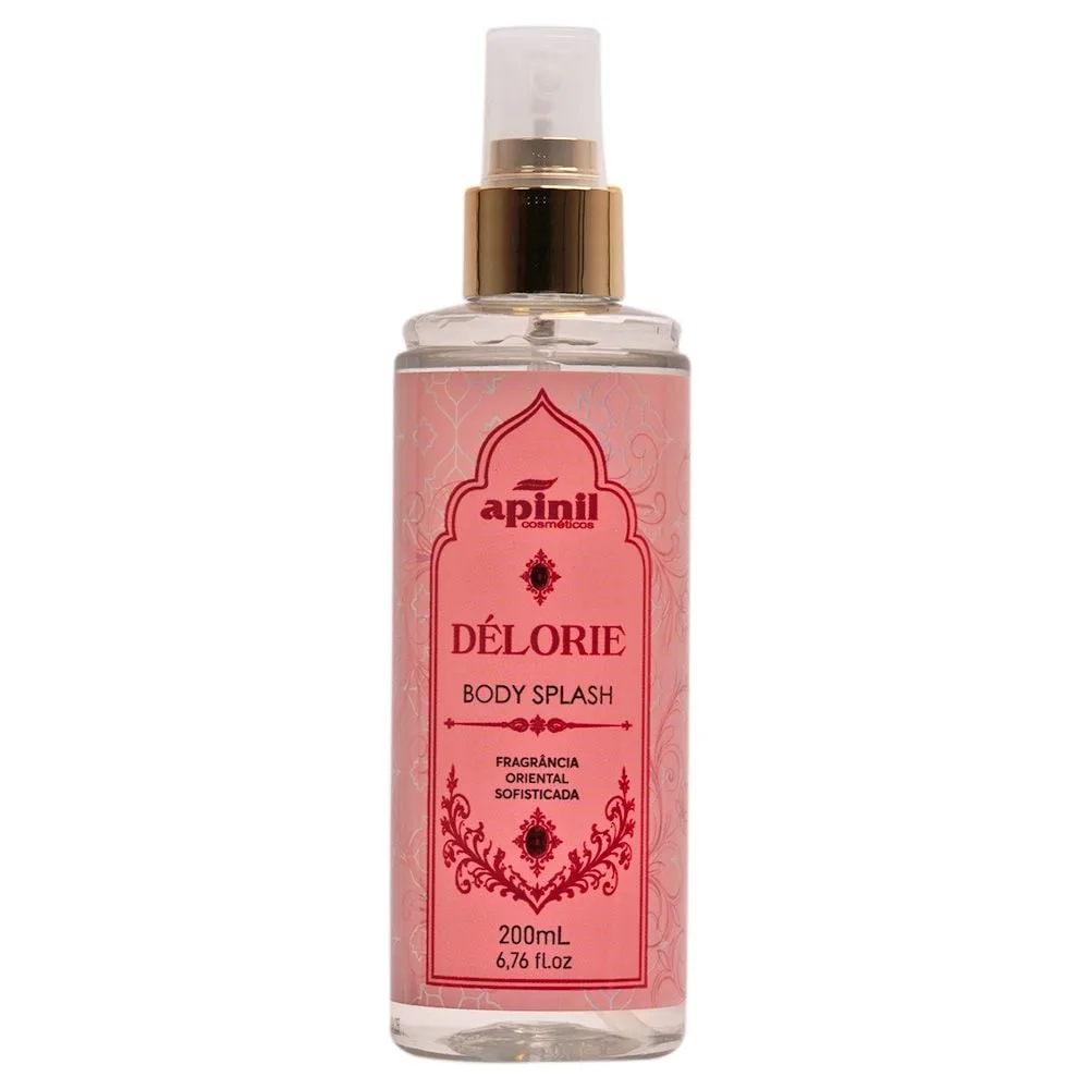 Body Splash Délorie Fragrância Oriental 200ml Apinil