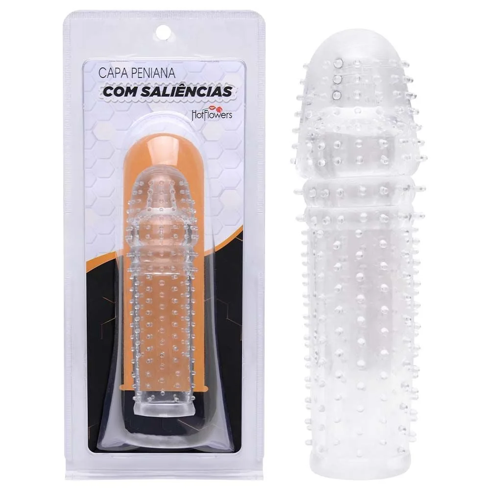 Capa Peniana Em Silicone Hot Flowers