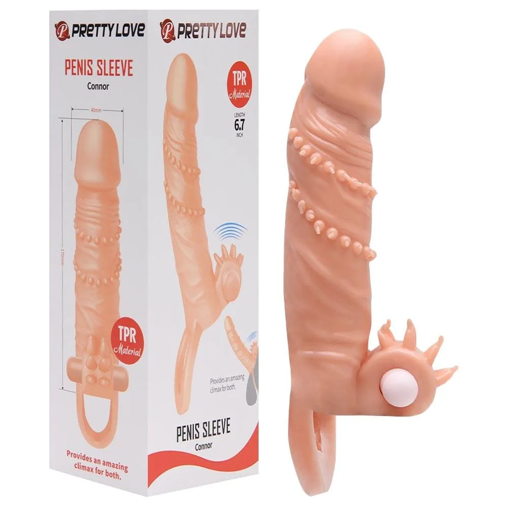 Capa Peniana Estimulador Vibro Connor Pretty Love Vipmix