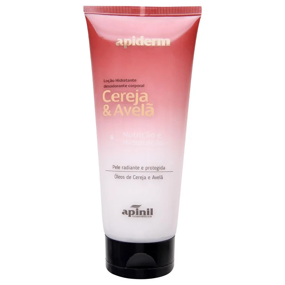 Cereja E Avelã Loção Hidratante Corporal 190g Apinil