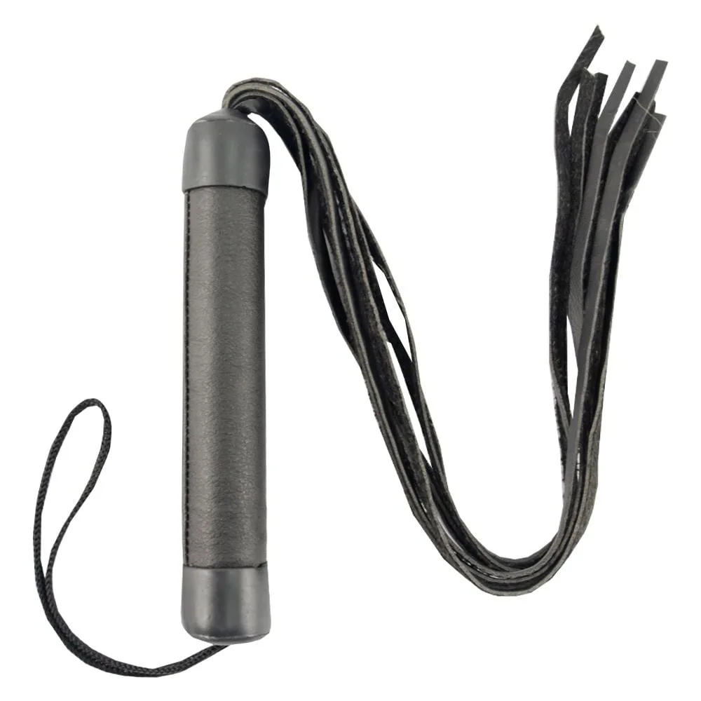 Chicote Preto 8 Tiras 40cm Pau Brasil
