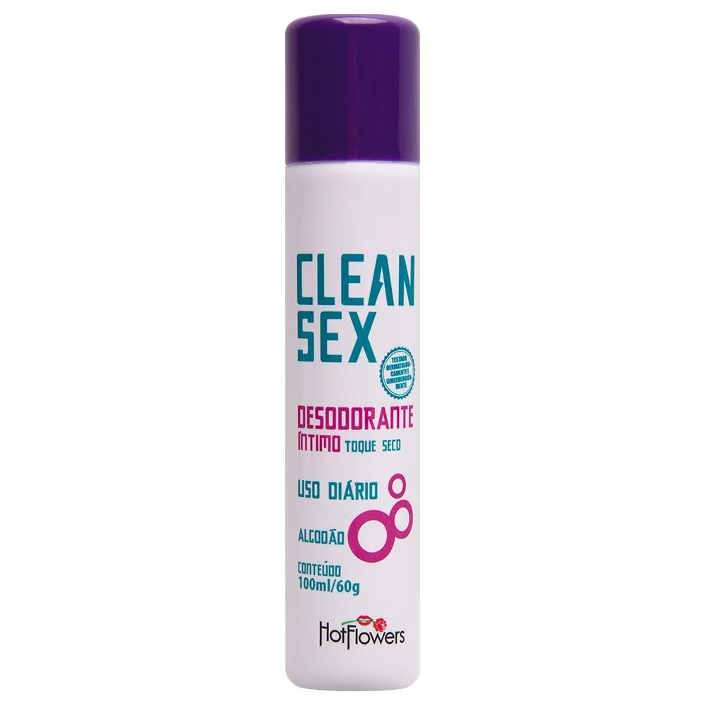 Clean Sex Desodorante íntimo Spray 100ml Hot Flowers