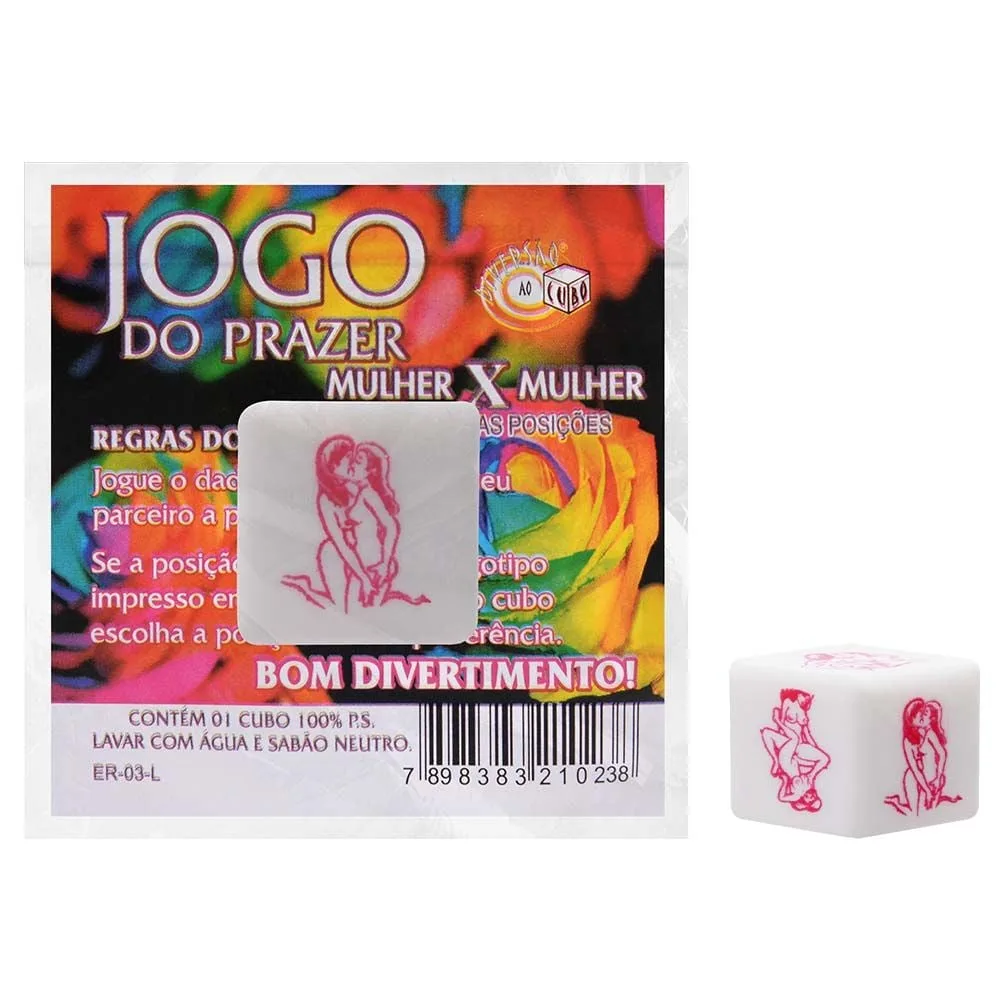 Dado Do Prazer Lesbian Simples Diversão Ao Cubo