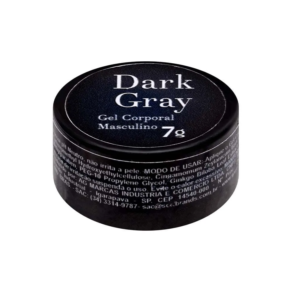 Dark Gray Gel Excitante Masculino 7g Garji