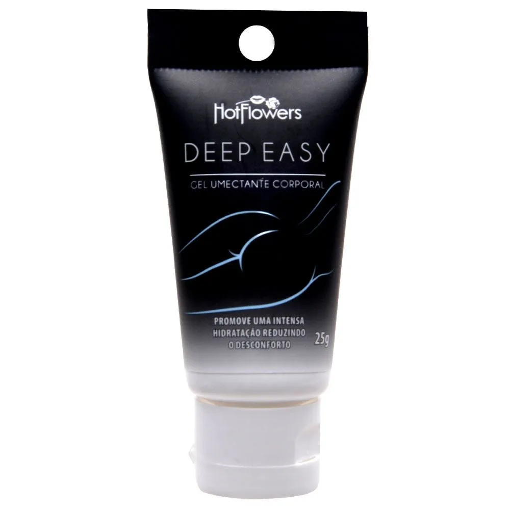 Deep Easy Anestésico Bisnaga Preta 25g Hot Flowers