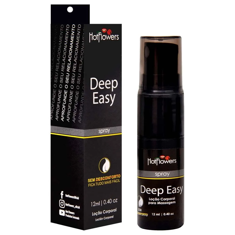 Deep Easy Anestésico Spray 12ml Hot Flowers