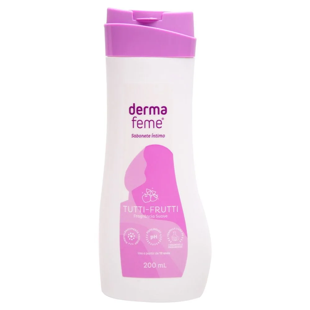 Dermafeme Tutti Frutti Sabonete íntimo 200ml Cimed