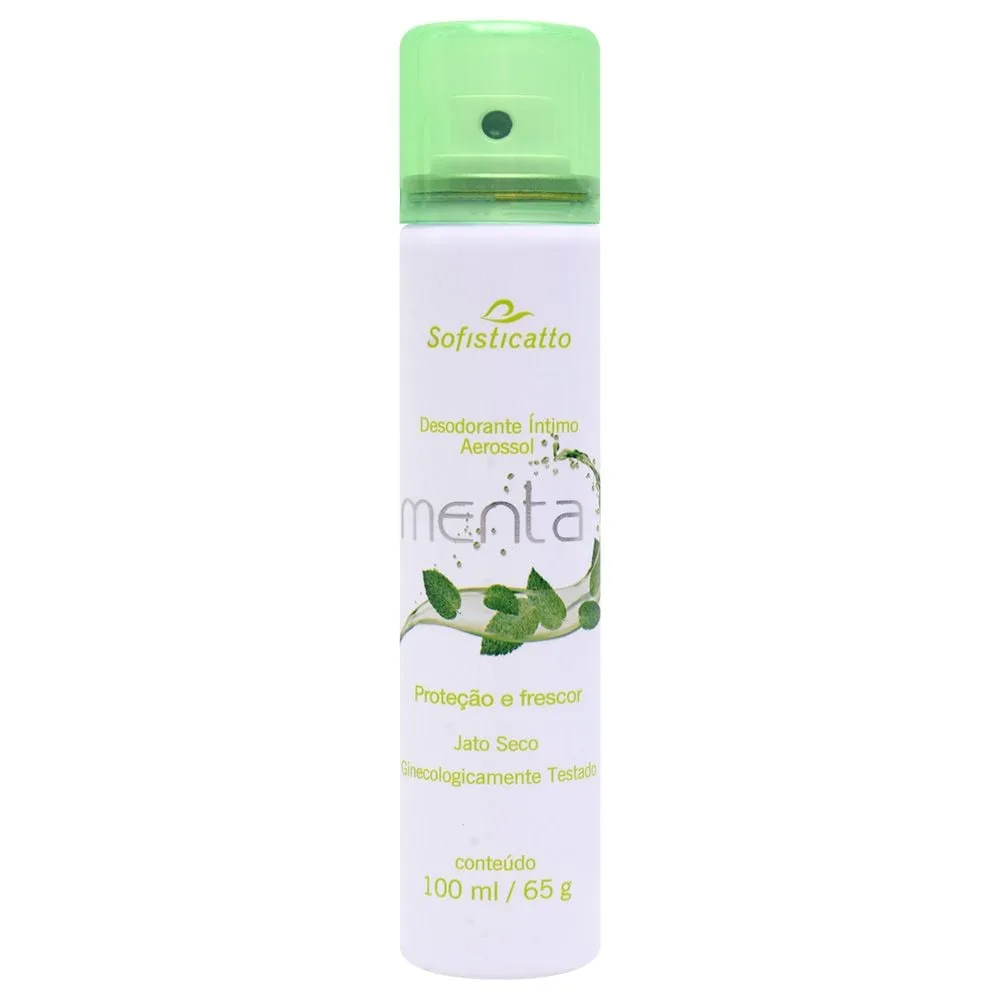 Desodorante íntimo Aerossol Aromático 100ml Sofisticatto