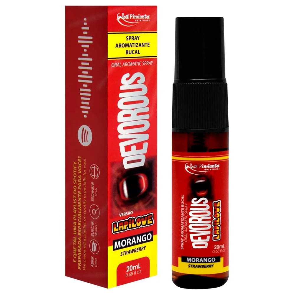 Devorous Bubbalove Spray Sexo Oral 20ml La Pimienta
