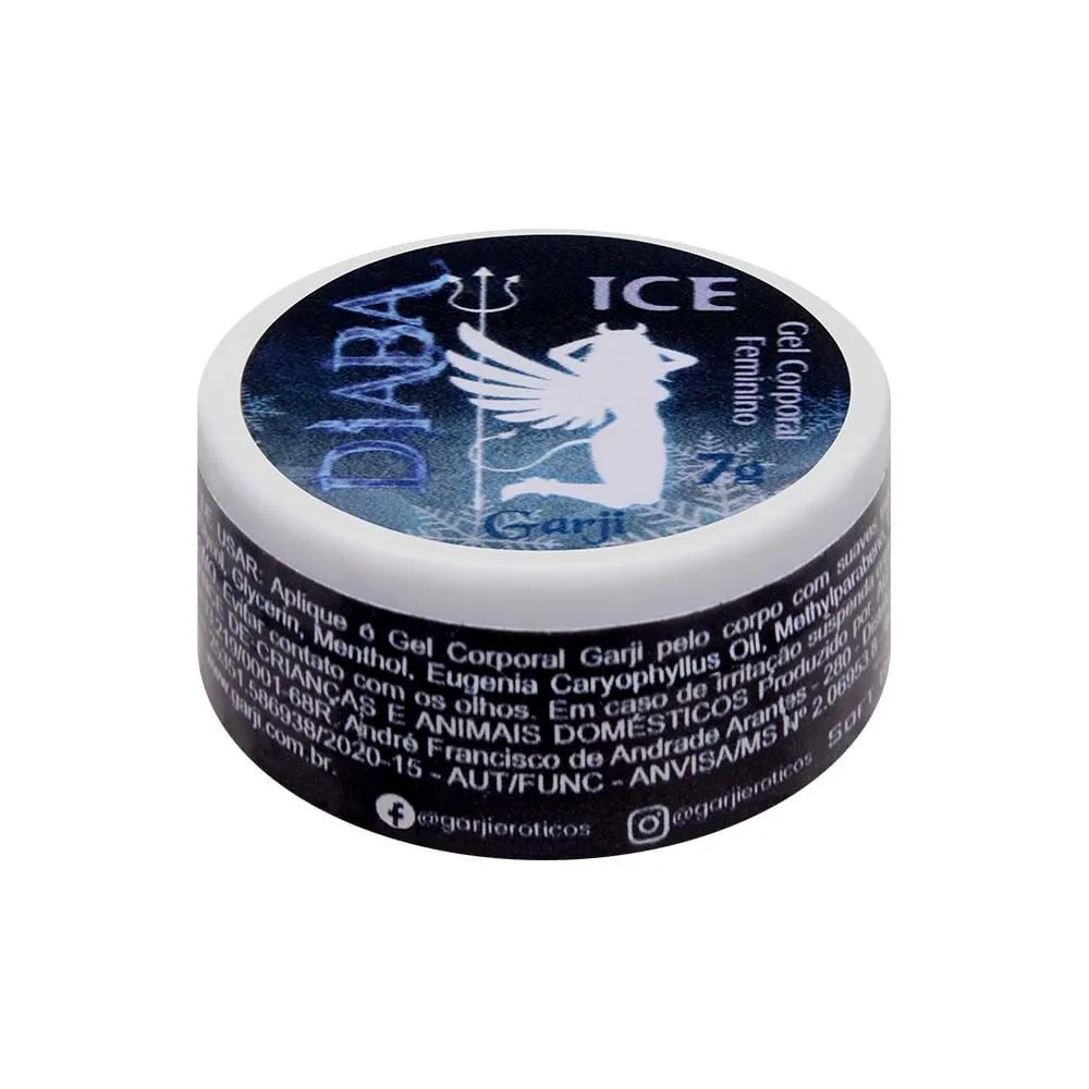Diaba Ice Excitante Feminino Pote 7g Garji