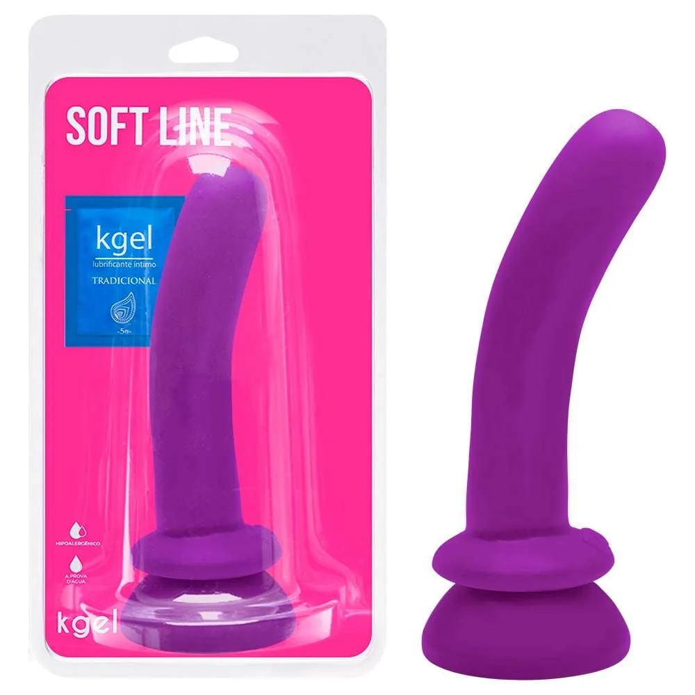 Dildo Ponto G Colors Com Ventosa 16 X 4cm Kgel