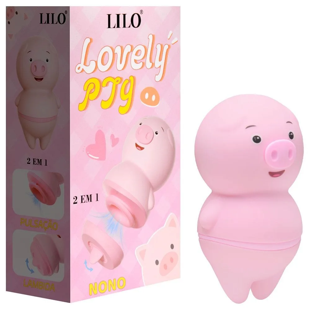 Estimulador Porquinho Lovely Pig Lilo Nono Vipmix