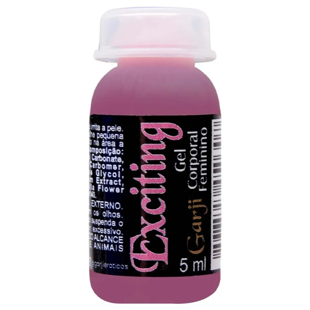 Exciting Flaconete Excitante Feminino Elétrico 5ml Garji