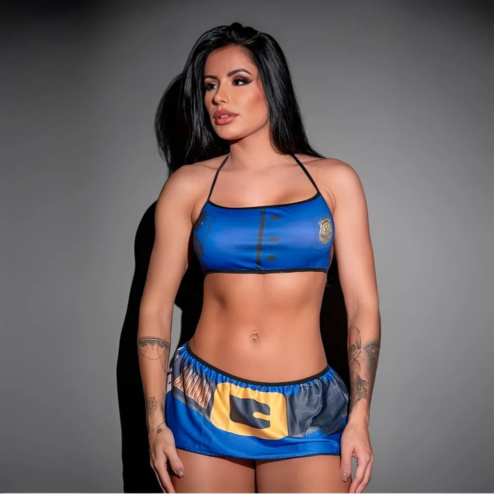 Fantasia Fetiche Policial Pimenta Sexy