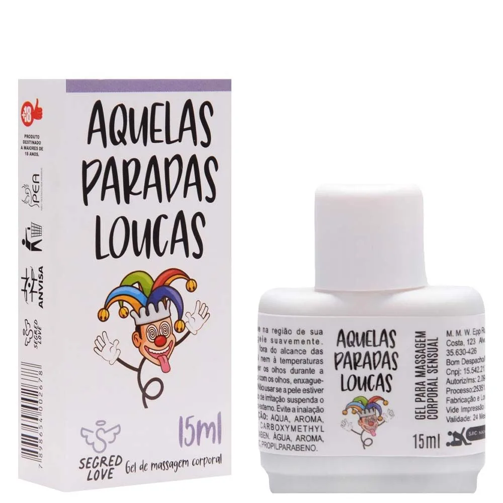 Gel Aquelas Paradas Loucas Tatoo 15ml Segred Love