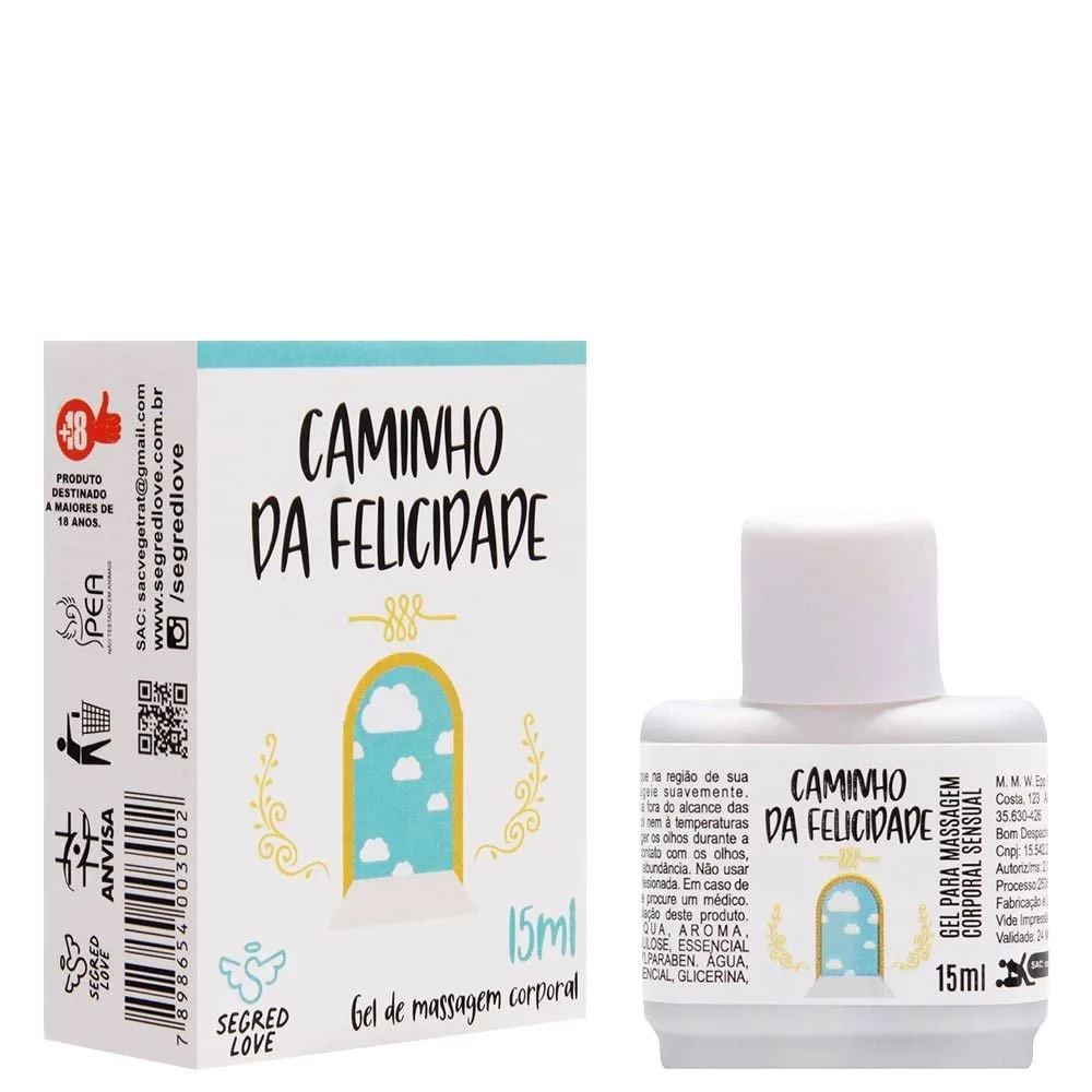 Gel Caminho Da Felicidade Tatoo 15ml Segred Love