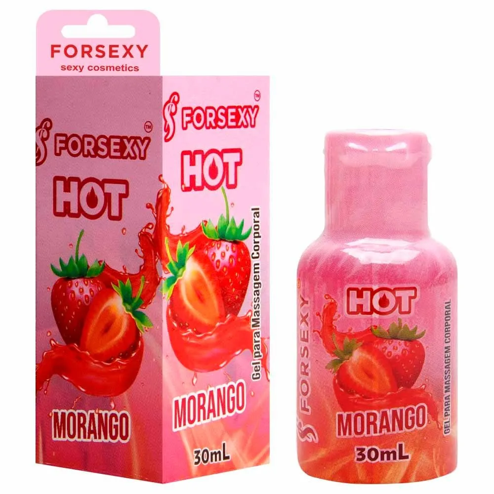 Gel Hot Comestível Saboroso 30ml For Sexy