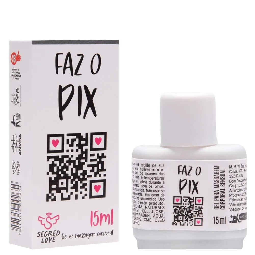 Gel Ice Faz O Pix Tatoo 15ml Segred Love