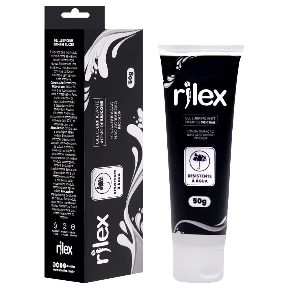 Gel Lubrificante íntimo De Silicone 50g Rilex