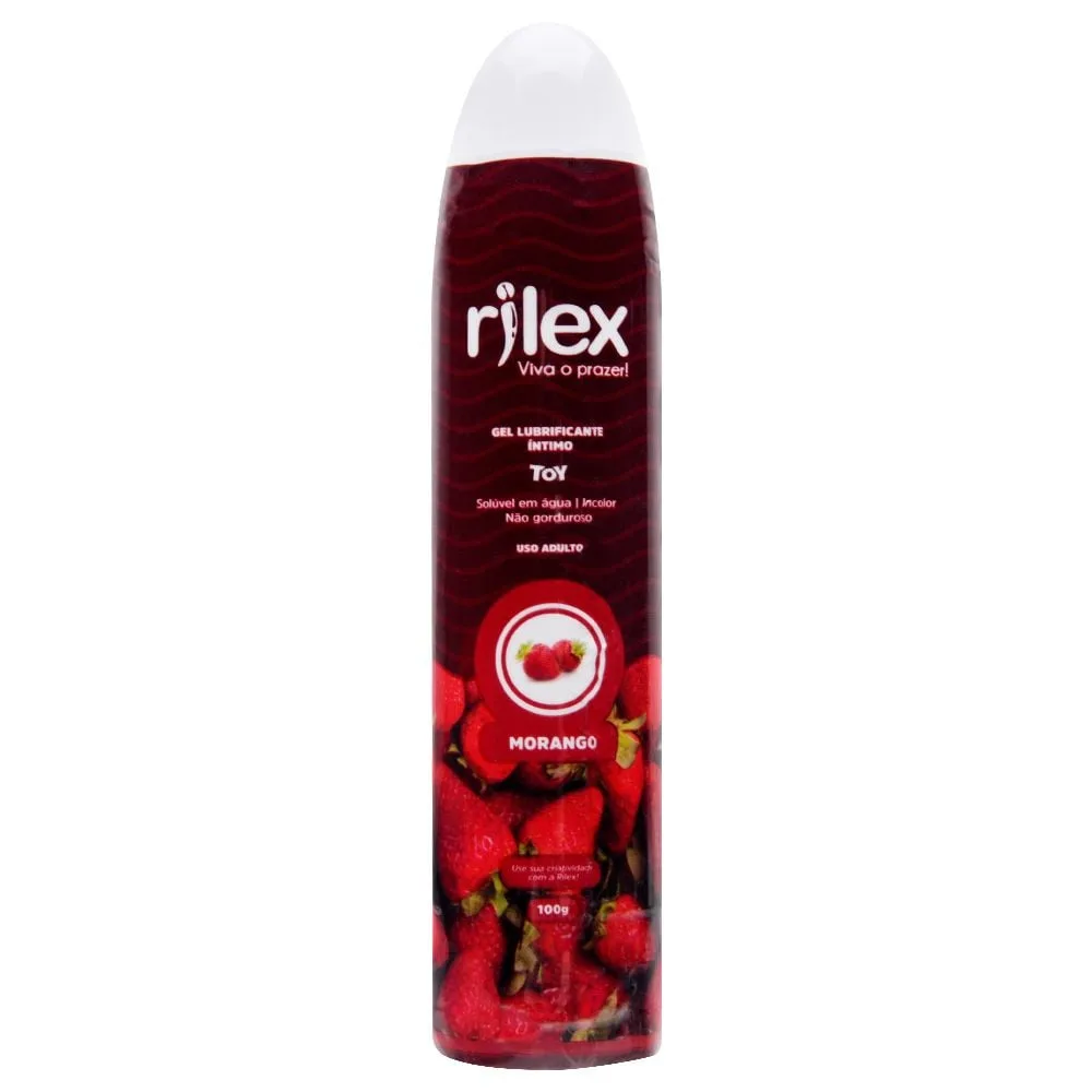 Gel Lubrificante íntimo Toy Morango 100g Rilex