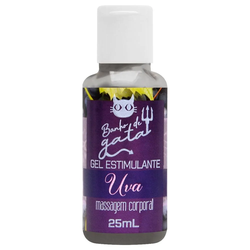 Gel óleo Beijável Estimulante 25ml Banho De Gata