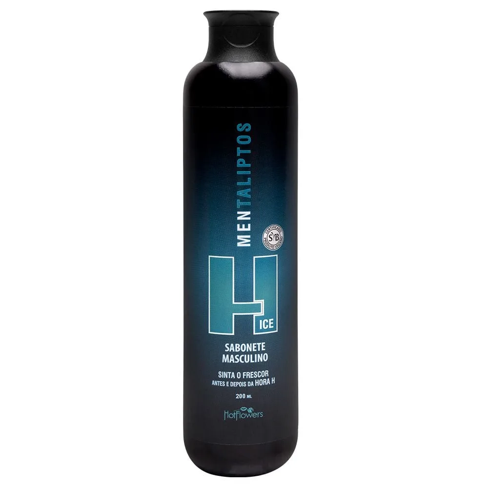 H Ice Sabonete íntimo Masculino 200g Hot Flowers