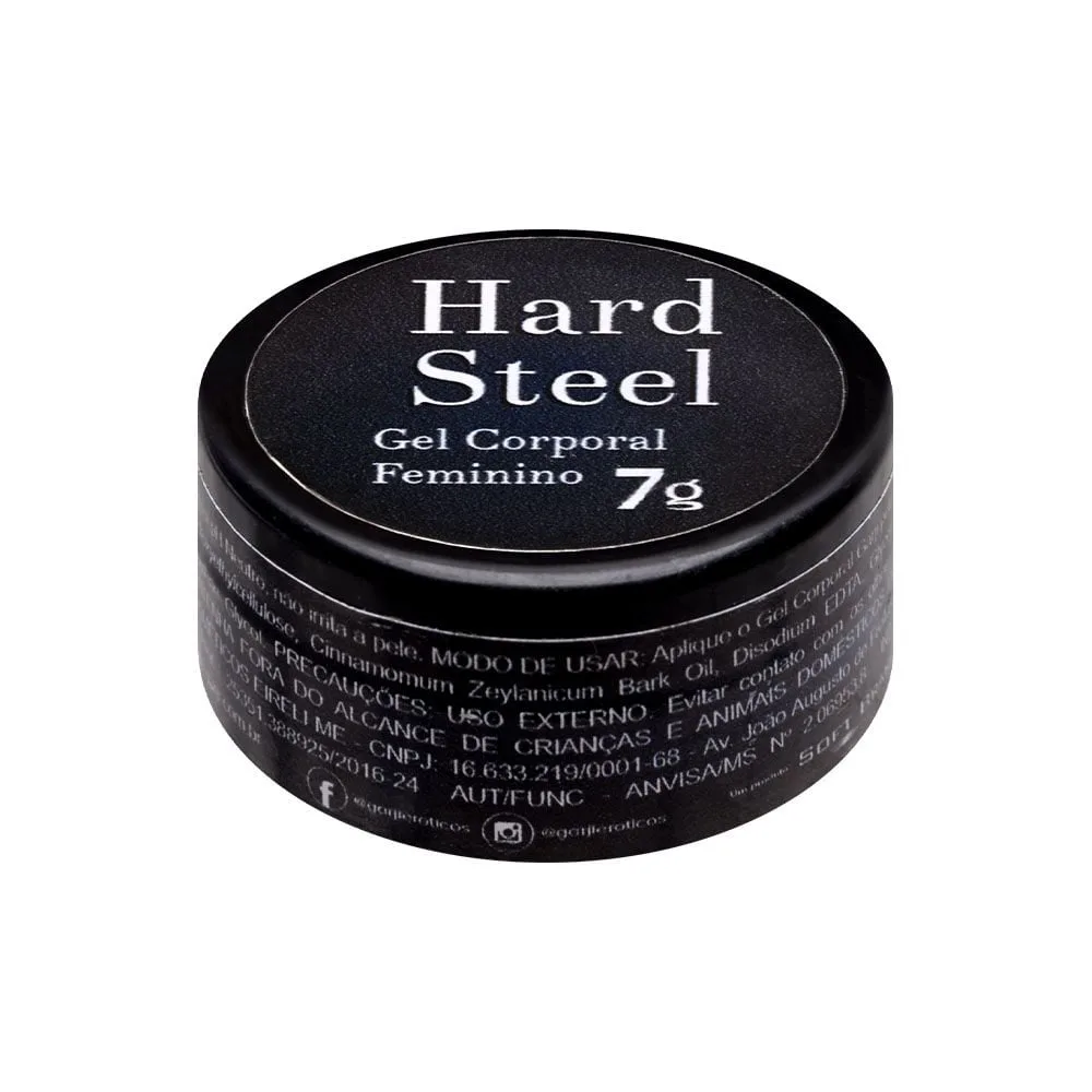 Hard Steel Gel Excitante Feminino 7g Garji