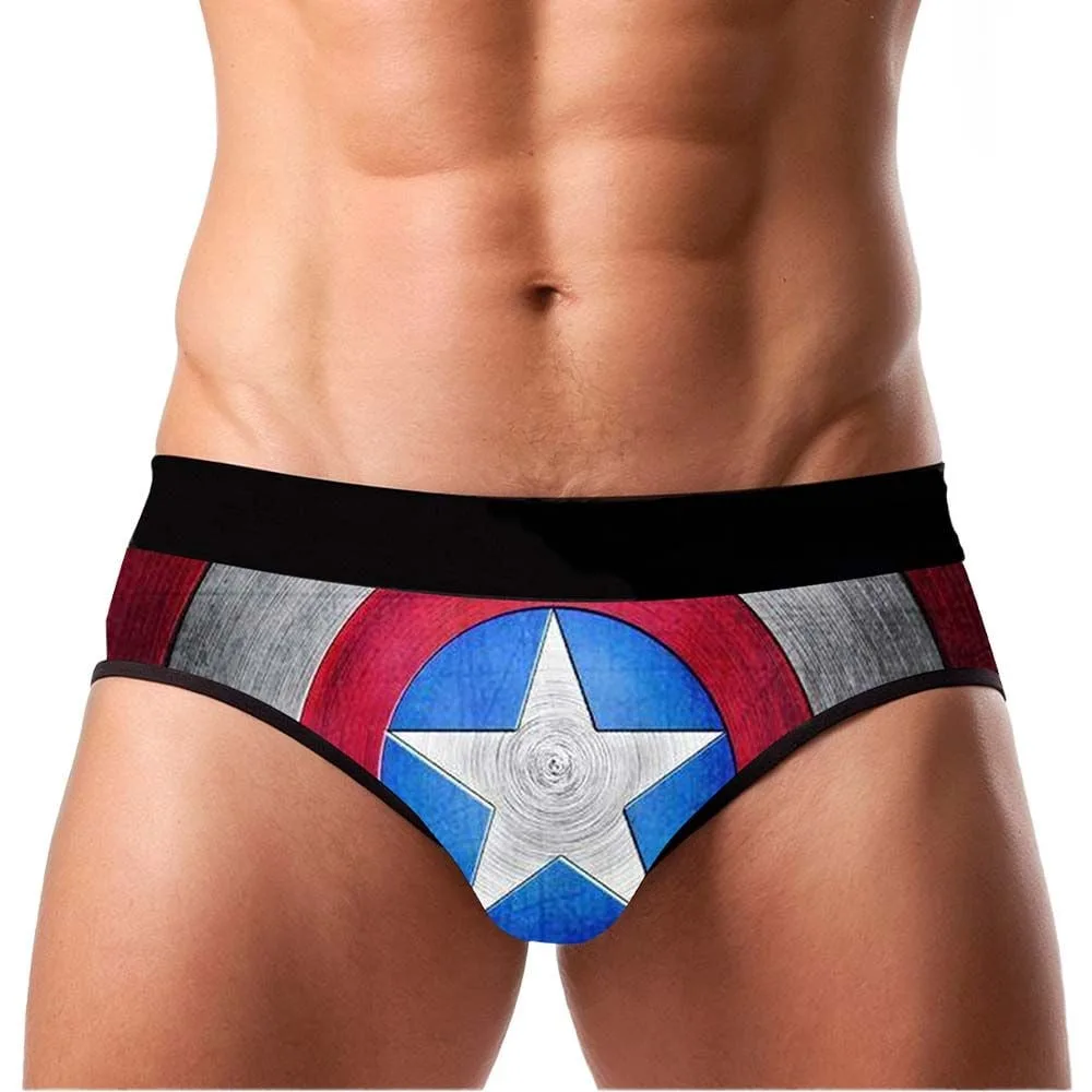 Jockstrap Cueca Sensual Capitão América Pimenta Sexy