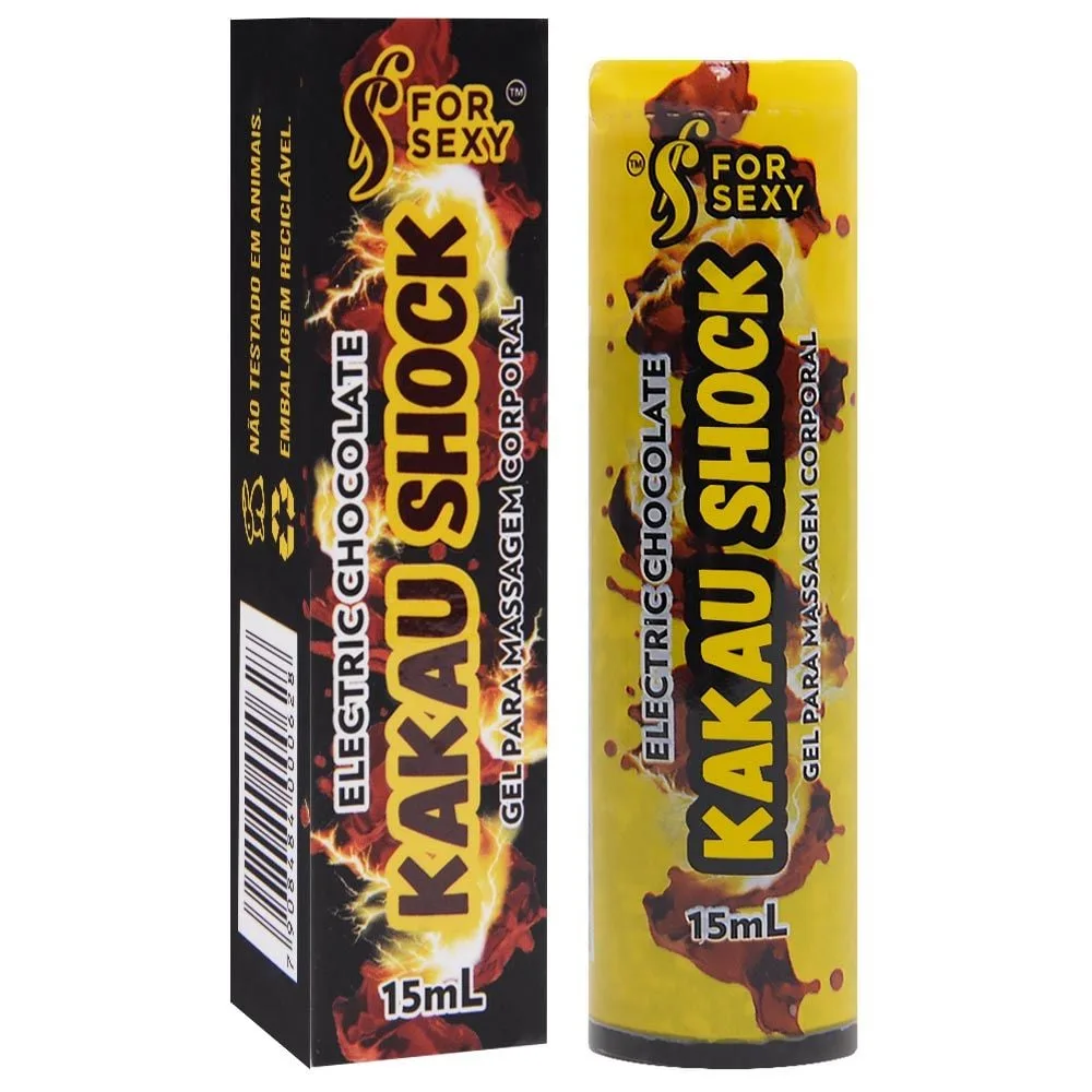 Kakau Shock Gel Vibrador Líquido Unissex 15ml For Sexy