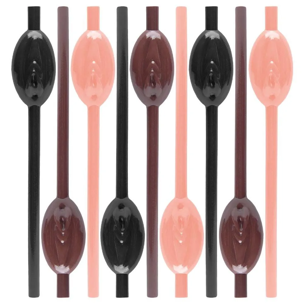 Kit 9 Canudos Vagina Pussy Straws Lovetoy Vipmix