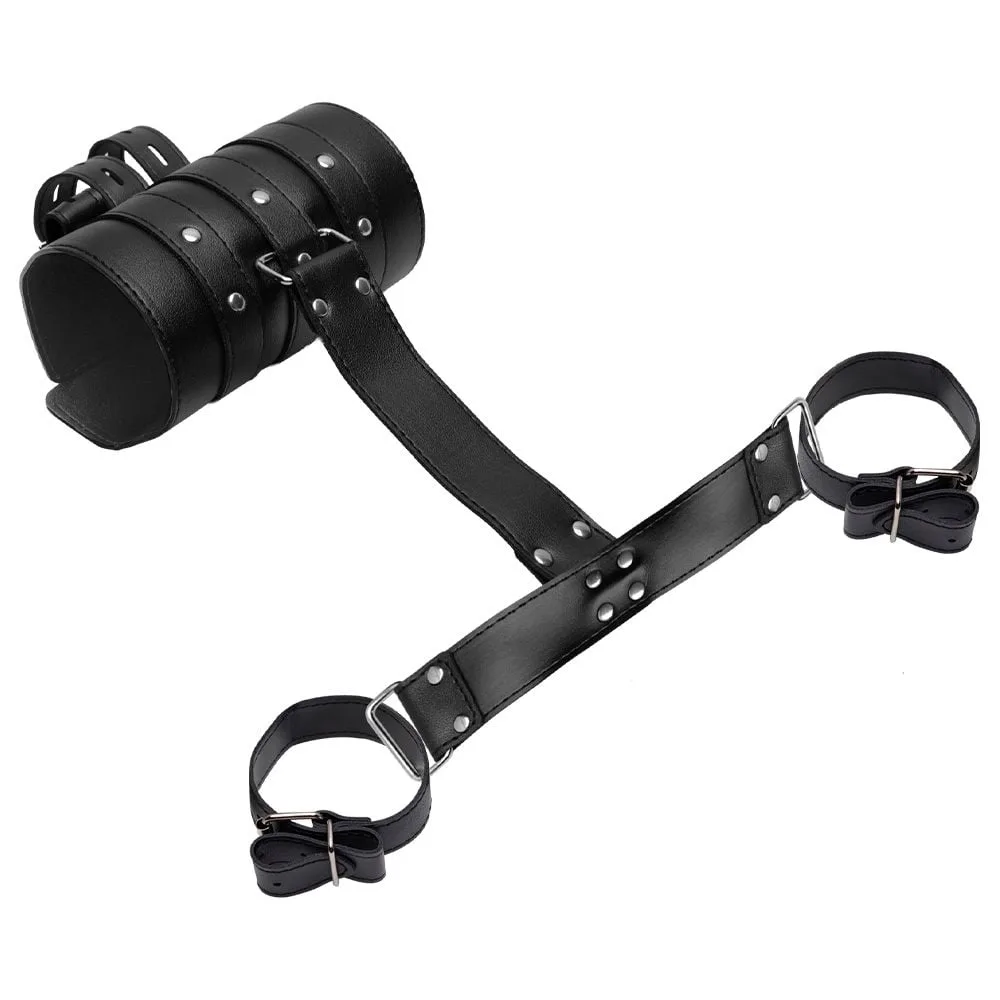 Kit Sado Algemas Bondage Couro Youvibe Vipmix