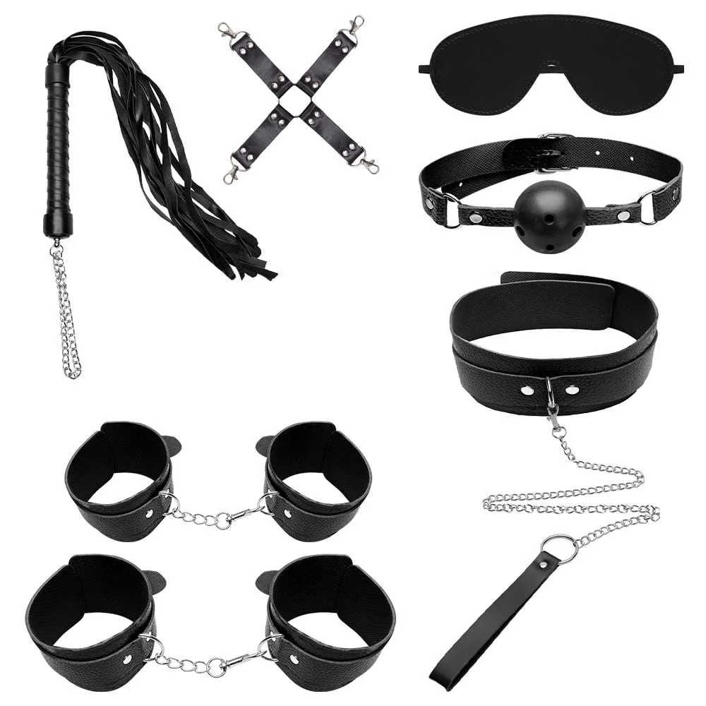 Kit Sado Bondage 7 Itens Youvibe Vipmix