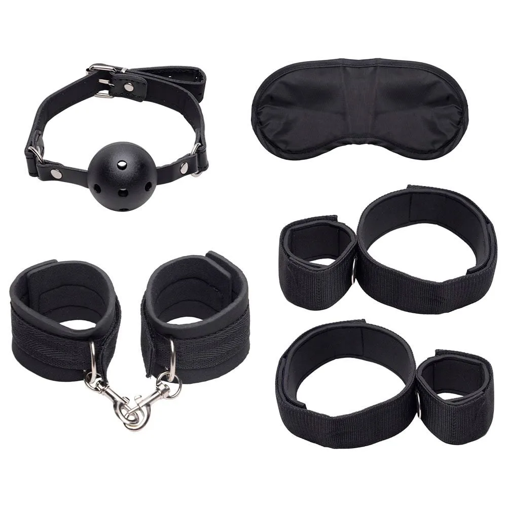 Kit Sado Mordaça Bondage 5 Peças Youvibe Vipmix