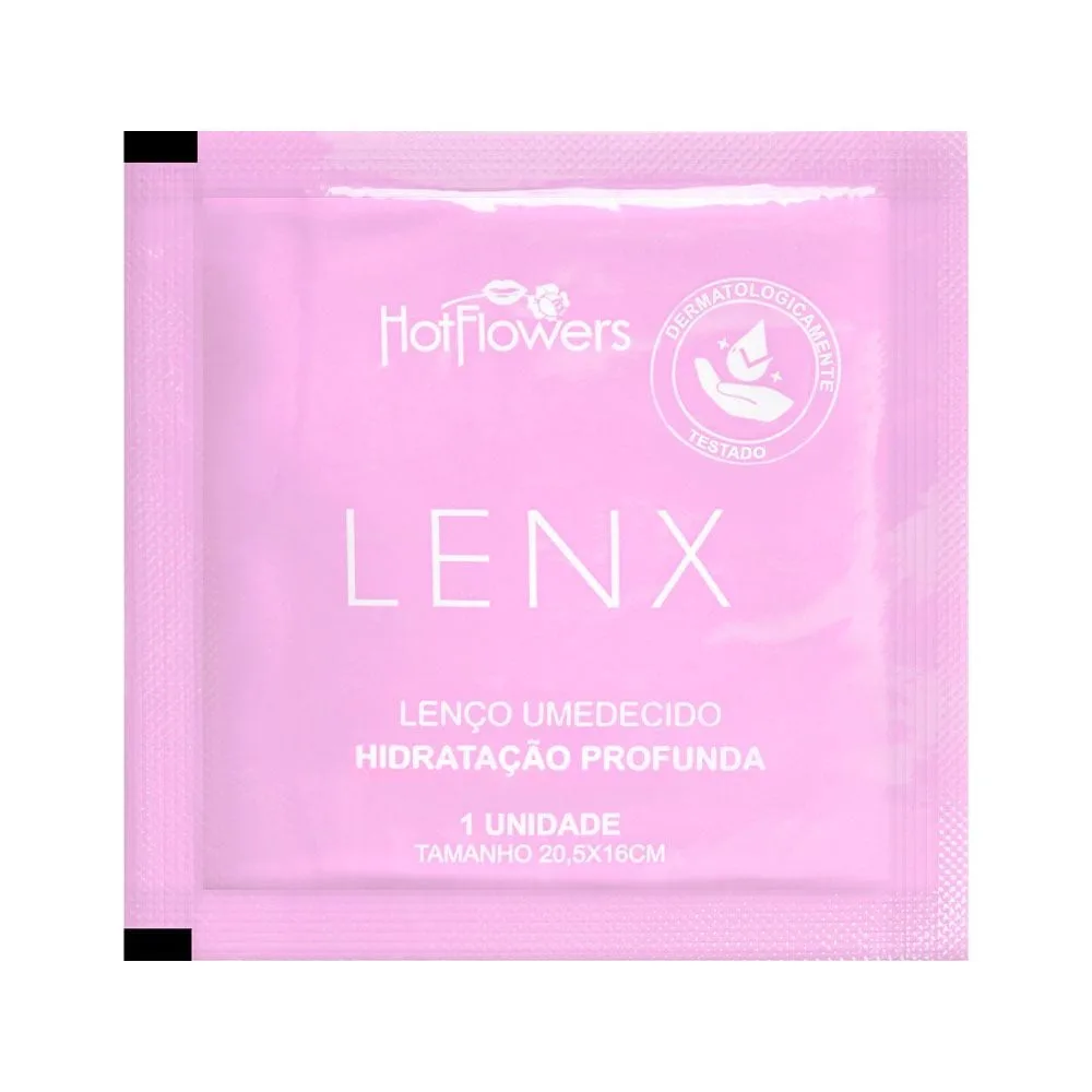 Lenx Lenço Hidratação Profunda Unitário Hot Flowers