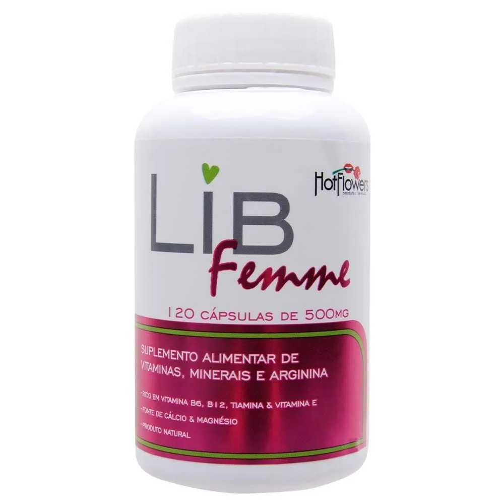 Libfemme Suplemento Vitamínico 120 Cápsulas Hot Flowers