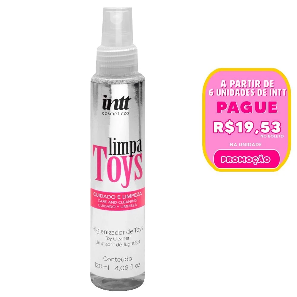 Limpa Toys Higienizador Vibradores 120ml Intt