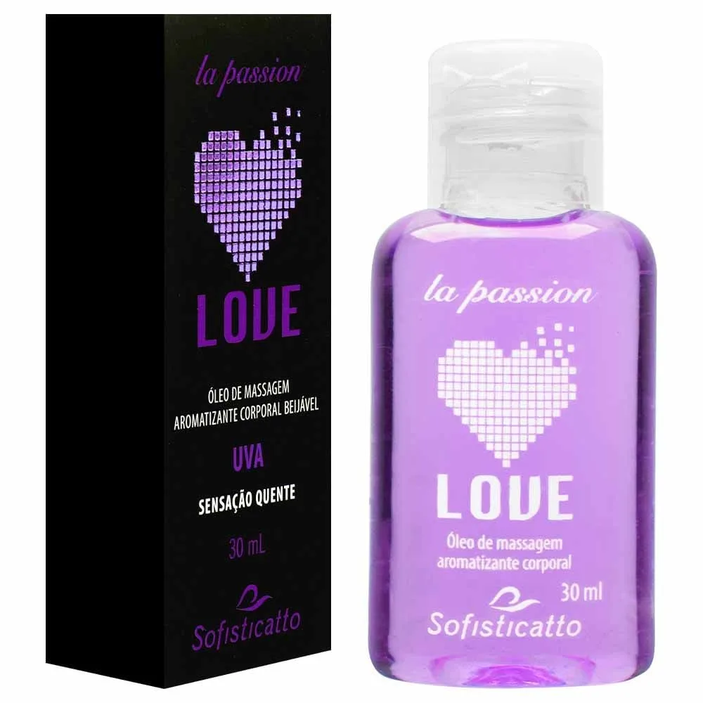 Love Hot óleo Beijável Massagem 30ml Sofisticatto