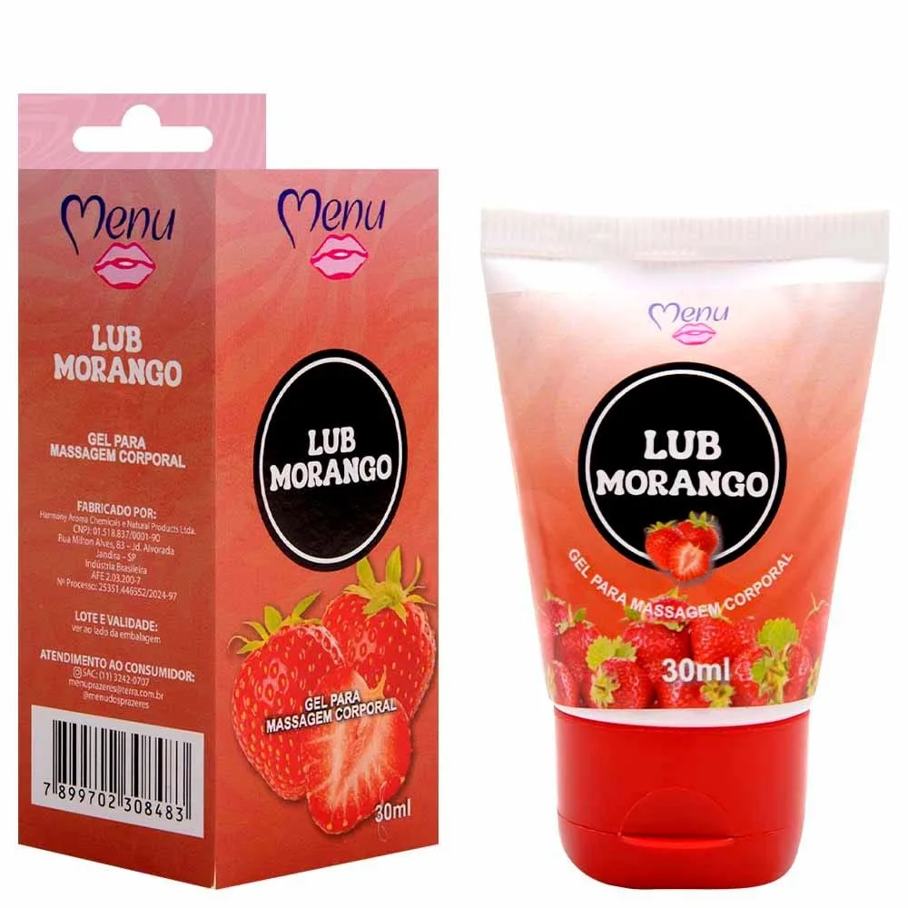 Lub Gel Lubrificante Base água 30ml Menu Dos Prazeres