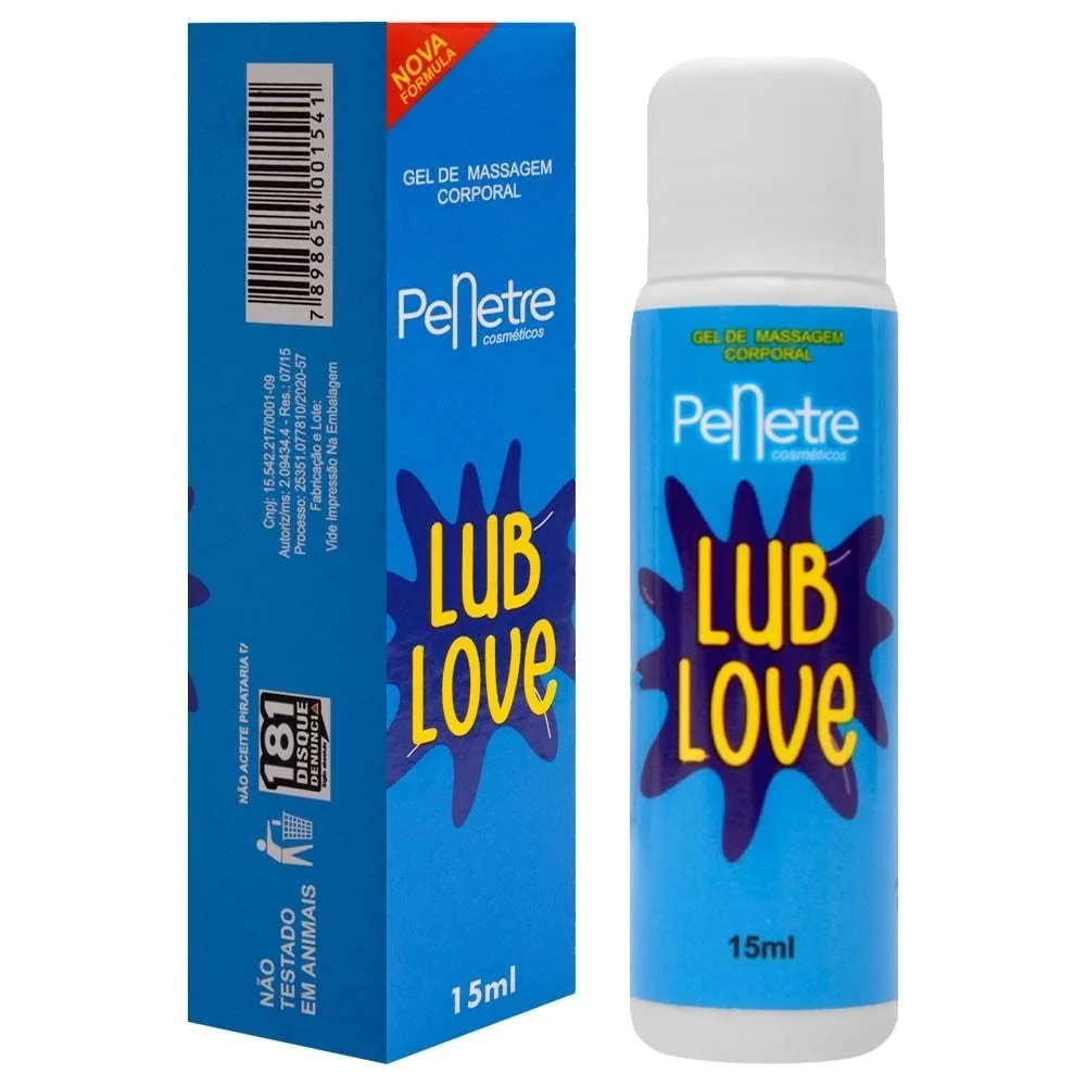 Lub Love Lubrificante Aquaso Aromático 15ml Penetre