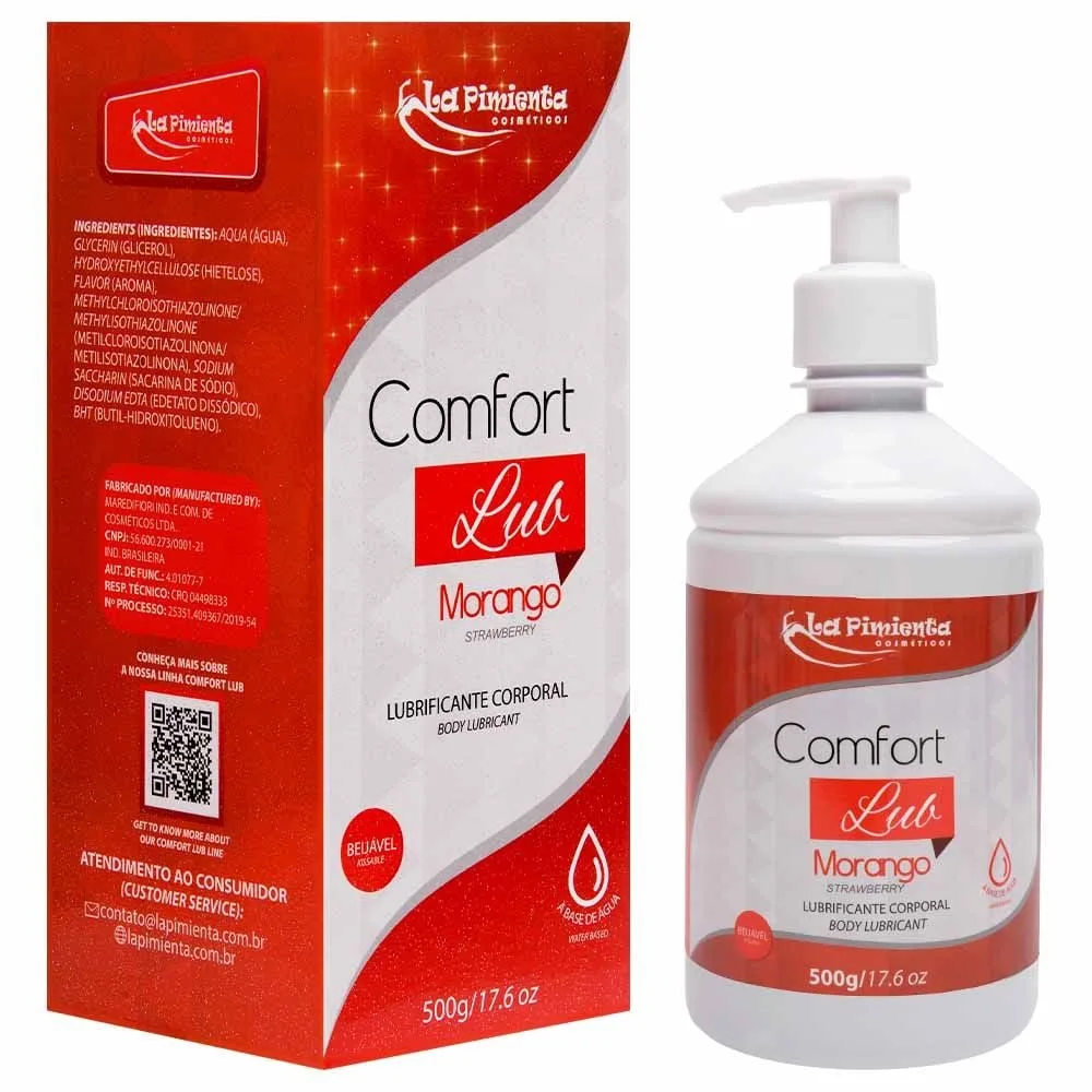 Lubrificante Comfort Lub Beijável 500g La Pimienta