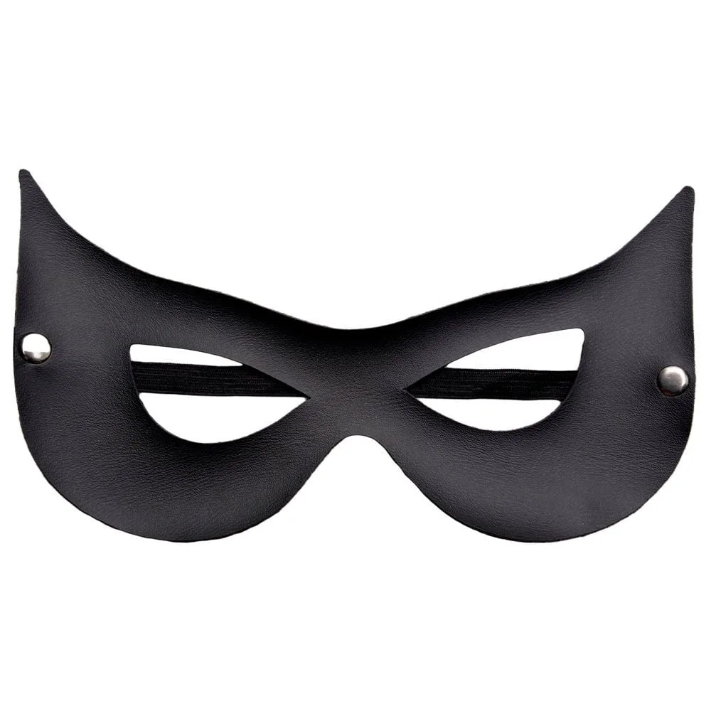 Máscara Mulher Gato Preta Dominatrixxx
