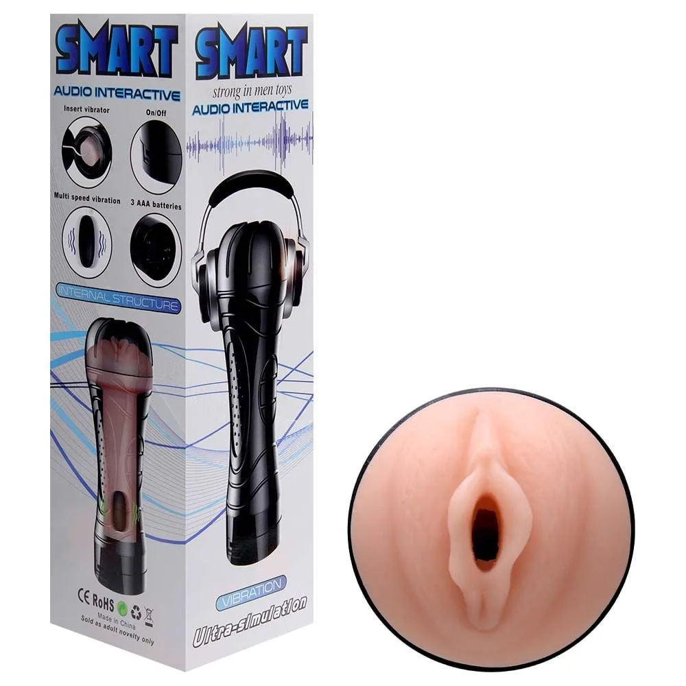 Masturbador Vagina Vibrador E Voz Smart Vipmix