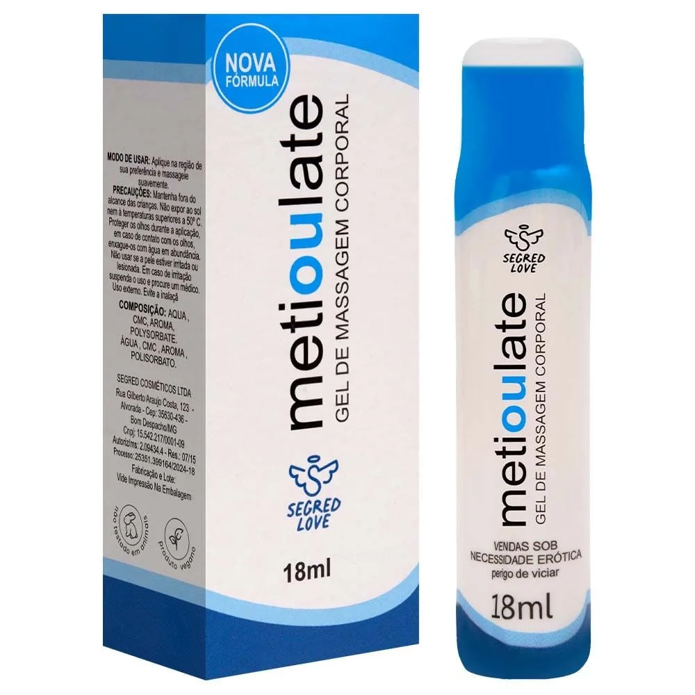 Metioulate Lubrificante Beijável 18ml Segred Love