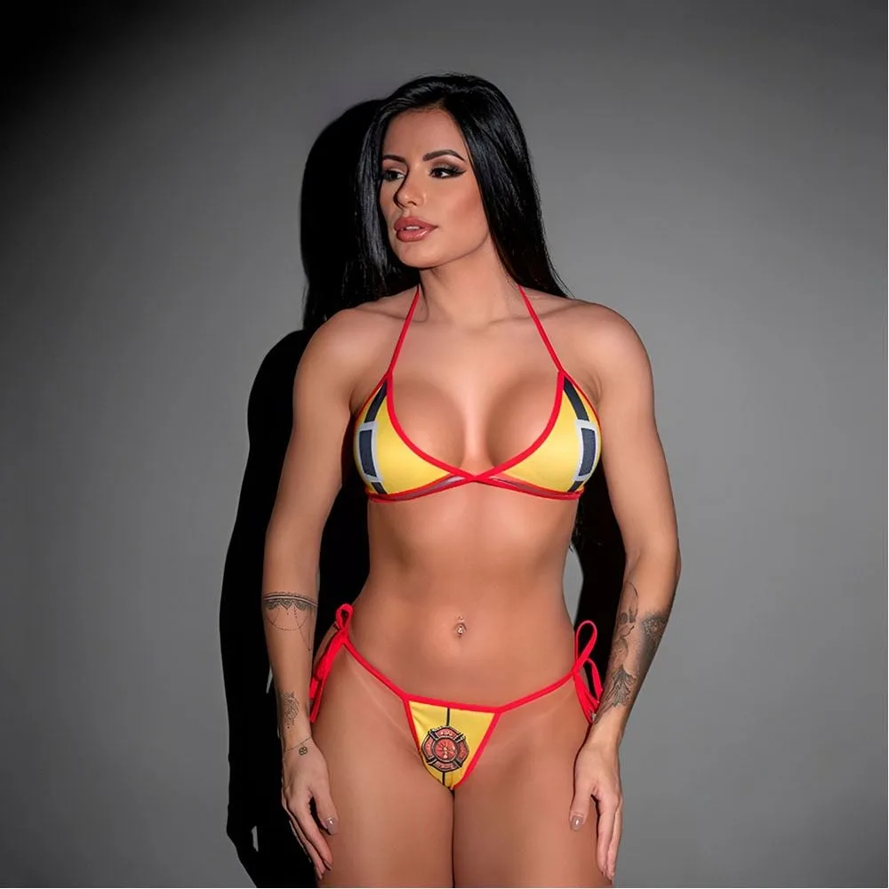 Mini Fantasia Hot Bombeira Pimenta Sexy