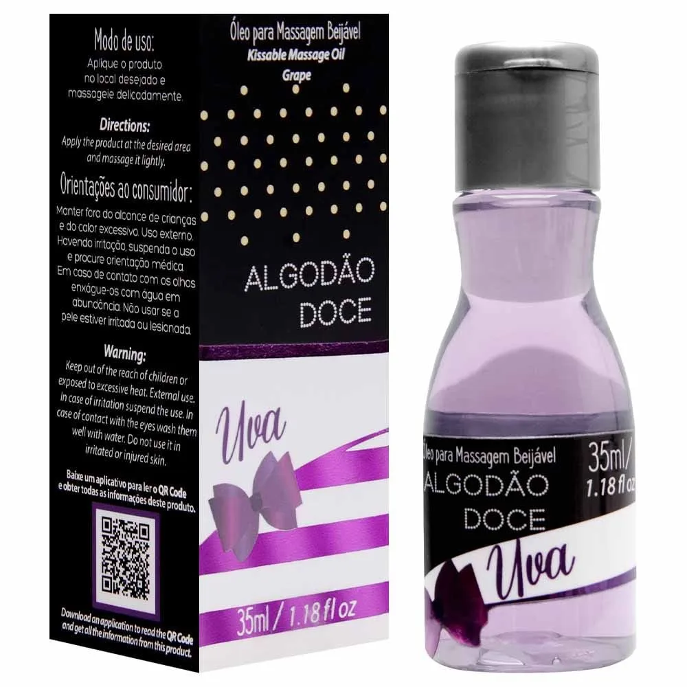 óleo Beijável Algodão Doce 35ml La Pimienta