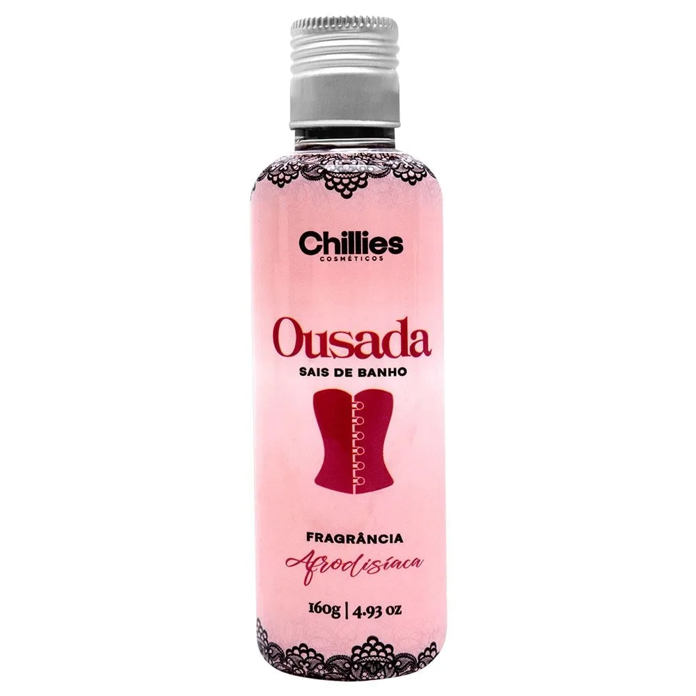 Ousada Sais De Banho Afrodisíaco 160g Chillies