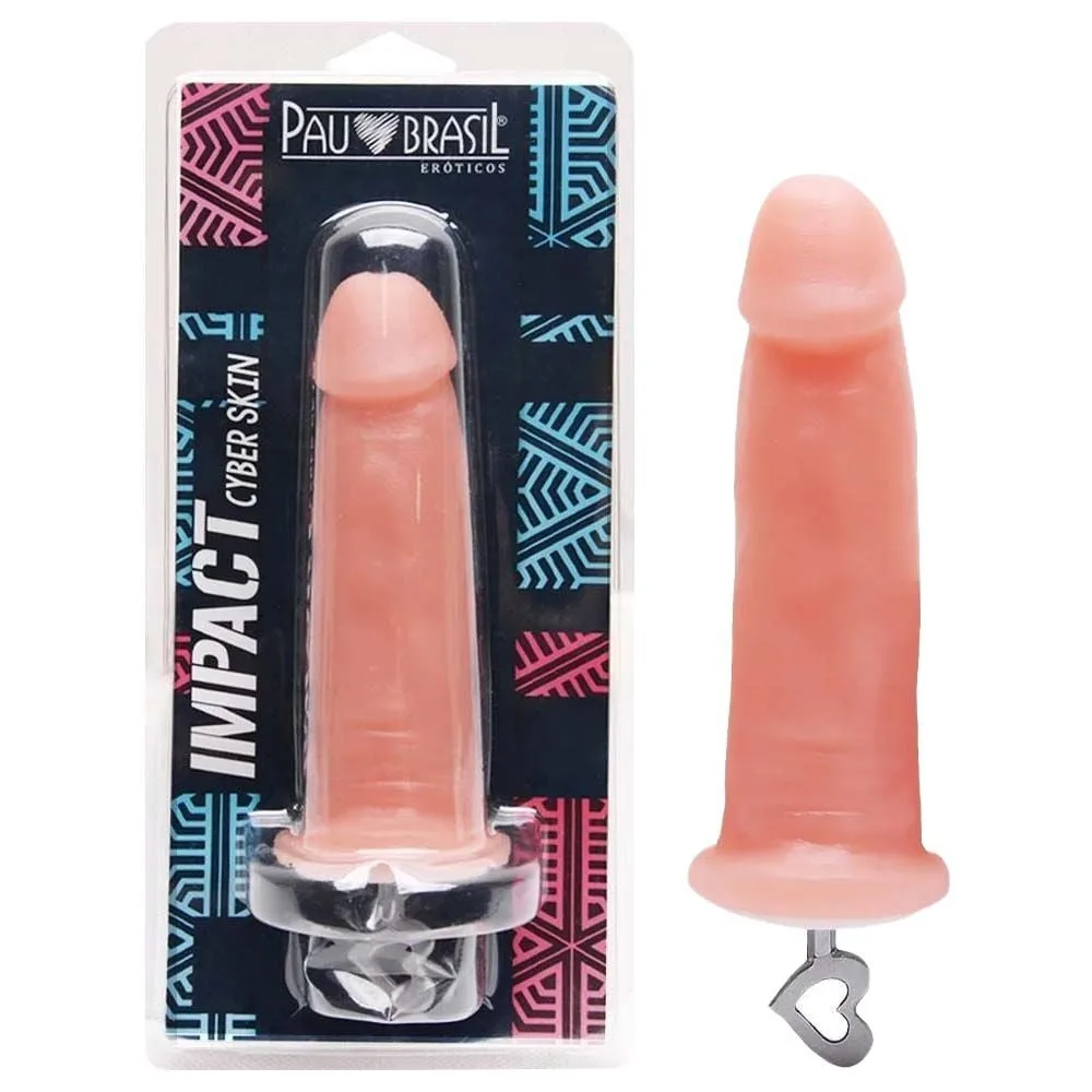 Pênis De Borracha Cyber Vertebrada 14,5 X 3,7cm Pau Brasil
