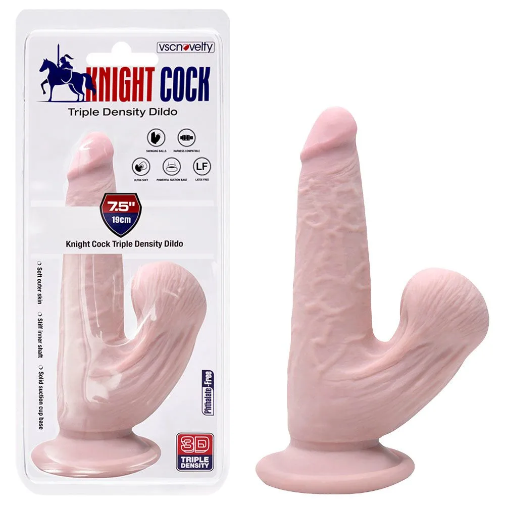 Pênis Realístico Ventosa 19 X 4cm Knight Cock Vipmix